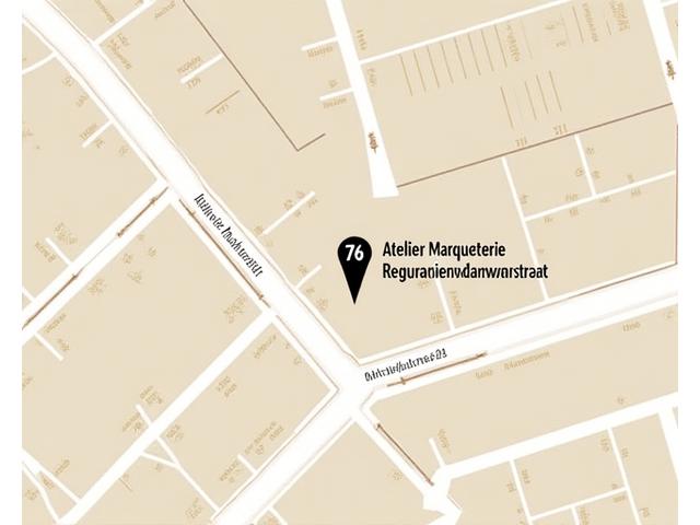 Locatie van Atelier Marqueterie op een kaart